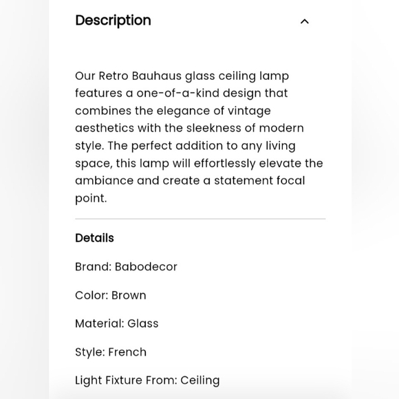 Bauhaus glass ceiling light - Picture 2 of 10